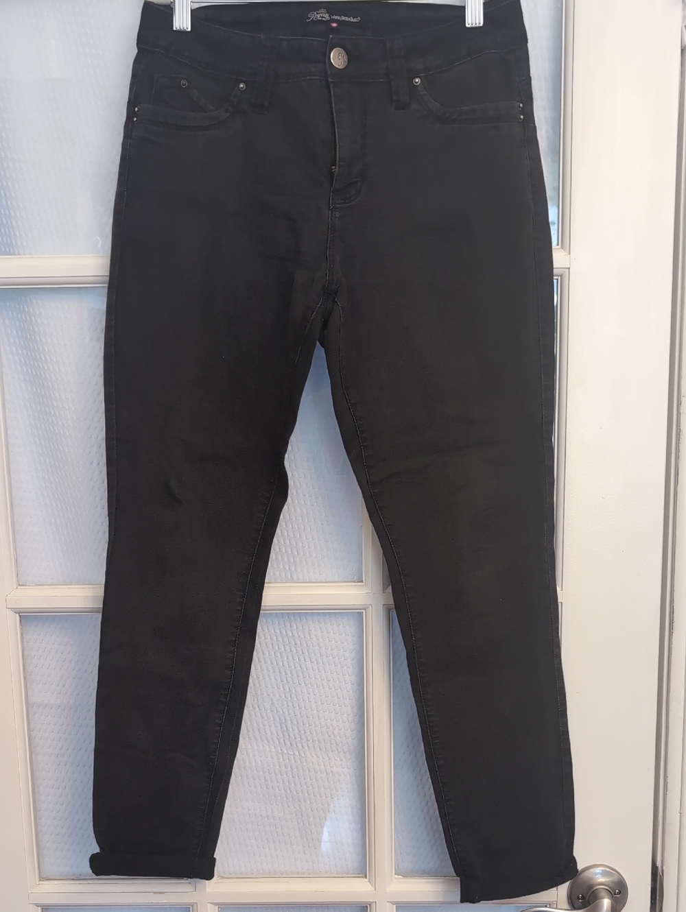 Woman's. Black Jeans - Classic Slim Fit By Royalty
